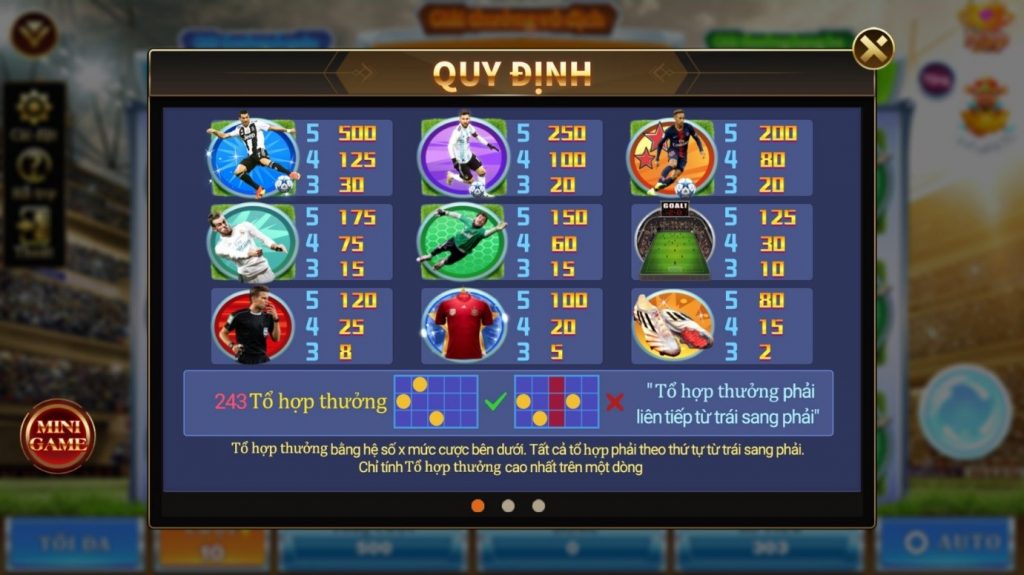 Những quy định trong game thể thao Slot bóng đá Swin